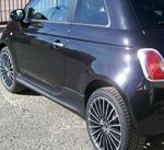 JEU DE BAS DE CAISSE FIAT 500 LOOK ABARTH (2007/2015)