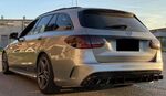KIT CARROSSERIE MERCEDES CLASSE C W205/S205 AMG BERLINE/KOMBI ESTATE LOOK C63 AMG (02-2014/2021)