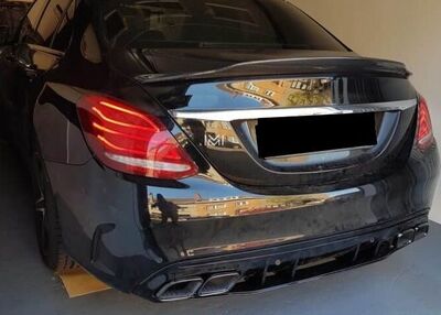 KIT CARROSSERIE MERCEDES CLASSE C W205/S205 AMG BERLINE/KOMBI ESTATE LOOK C63 AMG (02-2014/2021)