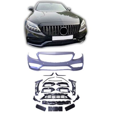 KIT CARROSSERIE MERCEDES CLASSE C W205/S205 AMG BERLINE/KOMBI ESTATE LOOK C63 AMG (02-2014/2021)