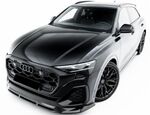 LAME DE PARE CHOC AVANT EN CARBONE AUDI Q8 SLINE OU SQ8 4M PHASE 2 (2023+)