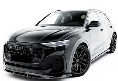 LAME DE PARE CHOC AVANT EN CARBONE AUDI Q8 SLINE OU SQ8 4M PHASE 2 (2023+)