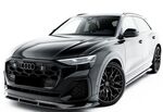 LAME DE PARE CHOC AVANT EN CARBONE AUDI Q8 SLINE OU SQ8 4M PHASE 2 (2023+)