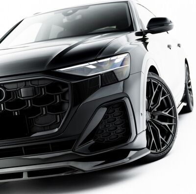 LAME DE PARE CHOC AVANT EN CARBONE AUDI Q8 SLINE OU SQ8 4M PHASE 2 (2023+)