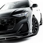 LAME DE PARE CHOC AVANT EN CARBONE AUDI Q8 SLINE OU SQ8 4M PHASE 2 (2023+)