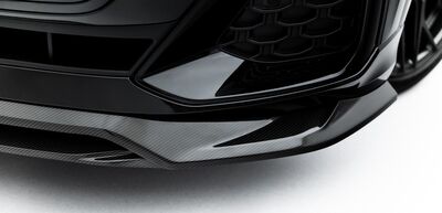 LAME DE PARE CHOC AVANT EN CARBONE AUDI Q8 SLINE OU SQ8 4M PHASE 2 (2023+)