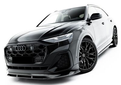 LAME DE PARE CHOC AVANT EN CARBONE AUDI Q8 SLINE OU SQ8 4M PHASE 2 (2023+)