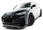 LAME DE PARE CHOC AVANT EN CARBONE AUDI Q8 SLINE OU SQ8 4M PHASE 2 (2023+)