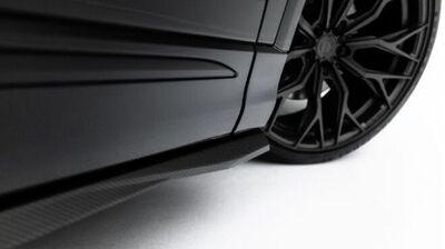 JEU DE BAS DE CAISSE (RAJOUTS EN CARBONE)  AUDI Q8 3M S LINE OU SQ8 PHASE 2 (2023+)