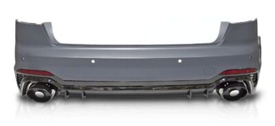 PARE CHOC ARRIERE AUDI A4 B9 8W BERLINE STANDARD PHASE 1 BLACK EDITION (08-2015/04-2019)