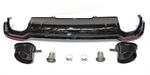 PARE CHOC ARRIERE AUDI A4 B9 8W BERLINE STANDARD PHASE 1 BLACK EDITION (08-2015/04-2019)