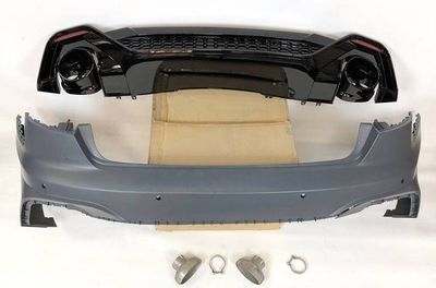 PARE CHOC ARRIERE AUDI A4 B9 8W BERLINE STANDARD PHASE 2 BLACK EDITION (05-2019/2024)