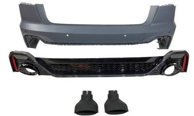 PARE CHOC ARRIERE AUDI A6 4K C8 BERLINE (STANDARD SLINE OU S6) PHASE 1 LOOK RS6 (2019+)