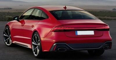 PARE CHOC ARRIERE AUDI A7 II 4K/C8 LOOK RS7 V2 (2019/2023)