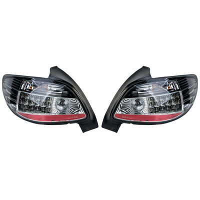 FEUX A LEDS PEUGEOT 206 SMOKE/BLACK LINE (1998/2007)