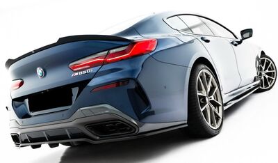LAME DE PARE CHOC ARRIERE "DTM LOOK" BMW GRAN COUPE G16 PACK M V2 AVEC PACK CARBONE (2019+)