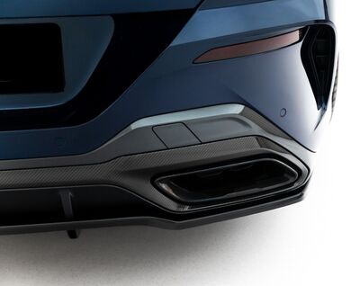 LAME DE PARE CHOC ARRIERE "DTM LOOK" BMW GRAN COUPE G16 PACK M V2 AVEC PACK CARBONE (2019+)