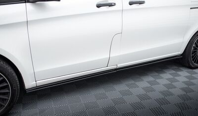 JEU DE BAS DE CAISSE (set de 4 RAJOUTS EN ABS) MERCEDES VITO W447 PHASE 2 STANDARD EXTRA LONG (2019/2024) MERCEDES CLASSE V STANDARD EXTRA LONG (2016/2024)