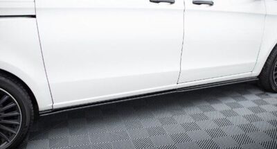 JEU DE BAS DE CAISSE (set de 4 RAJOUTS EN ABS) MERCEDES VITO W447 PHASE 2 STANDARD EXTRA LONG (2019/2024) MERCEDES CLASSE V STANDARD EXTRA LONG (2016/2024)