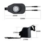 ECLAIRAGE WELCOME LIGHT siglé MUSTANG (2015/2022)