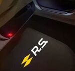 ECLAIRAGE WELCOME LIGHT siglé GAMME RENAULT RS