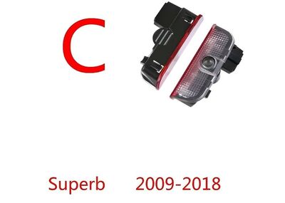 ECLAIRAGE WELCOME LIGHT siglé GAMME SKODA