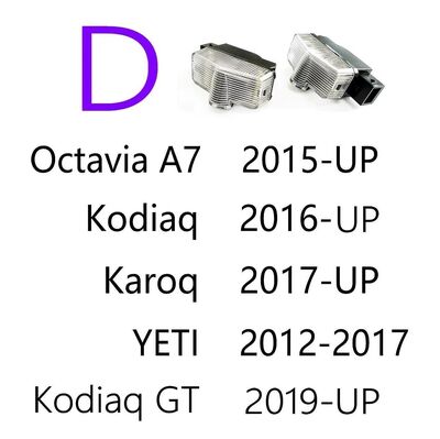 ECLAIRAGE WELCOME LIGHT siglé GAMME SKODA