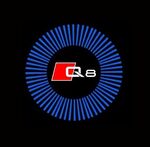 ECLAIRAGE WELCOME LIGHT siglé GAMME AUDI Q8