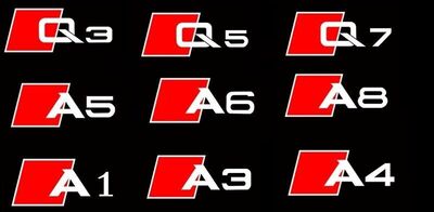 ECLAIRAGE WELCOME LIGHT siglé GAMME AUDI