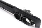 DIFFUSEUR DE PARE CHOC ARRIÈRE AVEC EMBOUTS D’ÉCHAPPEMENT DUPLEX LOOK S6 "PIANO BLACK DESIGN"  AUDI A6 4K C8 S LINE PHASE 1 (2019+)