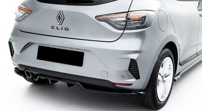 LAME DE PARE CHOC ARRIERE RENAULT CLIO V STANDARD BERLINE PHASE 2  "DTM LOOK" (04-2023/2025)
