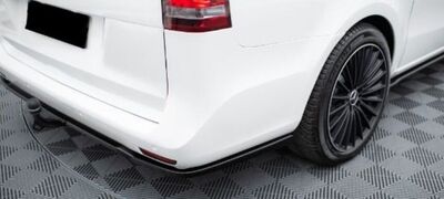 LAME DE PARE CHOC ARRIERE MERCEDES VITO W447 STANDARD PHASE 2 "DTM LOOK" (2020/2024) OU CLASSE V W447 STANDARD PHASE 2 (2016/2024)
