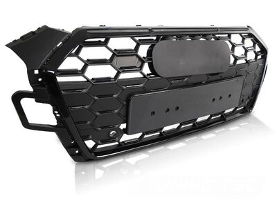 CALANDRE AUDI A5/S5 B9 F5 PHASE 2 STANDARD S LINE OU S5 LOOK RS5 AVEC CAMERA (2020/2024)