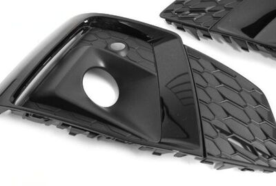 GRILLES LATERALES DE PARE CHOC AVANT TYPE S5 (AVEC ACC) AUDI S5/SLINE B9 F5 PHASE 1 (2016/03-2019)