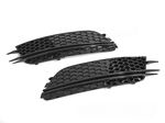 GRILLES LATERALES DE PARE CHOC AVANT TYPE RS6 POUR AUDI A6 4G PHASE 1 OU PHASE 2 (Pour versions standard,pas Sline) (2011/2019)