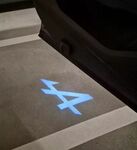 ECLAIRAGE WELCOME LIGHT siglé GAMME RENAULT