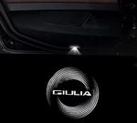 ECLAIRAGE WELCOME LIGHT siglé GAMME ALFA ROMEO GIULIA