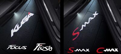 ECLAIRAGE WELCOME LIGHT siglé GAMME FORD (FIESTA,FOCUS,KUGA,C MAX,S MAX)