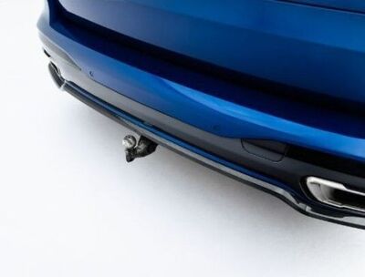 LAME DE PARE CHOC ARRIERE EN CARBONE BMW X7 LCI PACK M (AVEC ATTELAGE) "DTM LOOK" (2018+)