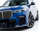 LAME DE PARE CHOC AVANT EN CARBONE BMW X7 PACK M PHASE 1 (2018/2022)
