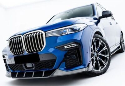 LAME DE PARE CHOC AVANT EN CARBONE BMW X7 PACK M PHASE 1 (2018/2022)