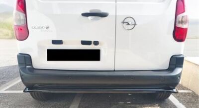 LAME DE PARE CHOC ARRIERE CITROEN BERLINGO IV L1 PHASE 1 (2018/2023) L2 PHASE 2 (FOURGON) (2024+) PEUGEOT PARTNER IV  L1 PHASE 1 (2018/2023) L2 PHASE 2 (FOURGON) (2024+),OPEL COMBO II E  L1 PHASE 1 (2018/2023) L2 PHASE 2 (FOURGON) (2024+)