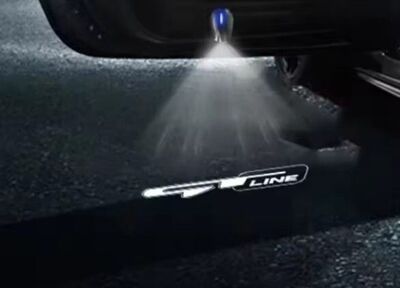 ECLAIRAGE WELCOME LIGHT"USB" siglé GAMME PEUGEOT GT LINE OU KIA GT LINE