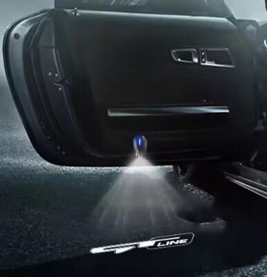 ECLAIRAGE WELCOME LIGHT"USB" siglé GAMME PEUGEOT GT LINE OU KIA GT LINE