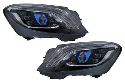PHARES A LEDS FULL LEDS MERCEDES CLASSE S W222 PHASE 1 LOOK MAYBACH X222 PHASE 2 AVEC FONCTION DTS-DYNAMIC TURN SIGNAL- version 2 (2013/06-2017)