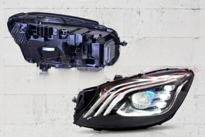 PHARES A LEDS FULL LEDS MERCEDES CLASSE S W222 PHASE 1 LOOK MAYBACH X222 PHASE 2 AVEC FONCTION DTS-DYNAMIC TURN SIGNAL- version 1 (2013/06-2017)