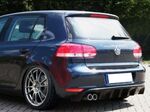 RAJOUT DE PARE CHOC ARRIERE "DTM LOOK" POUR VW GOLF VI "STANDARD" ING LINE (2008/2012)