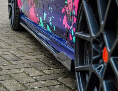 JEU DE BAS DE CAISSE (RAJOUTS EN ABS) VW GOLF VII R OU R LINE ING "CUP" OU "CUPWINGS" "ING LINE" (2012/2020)