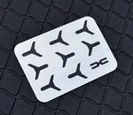 PLAQUE DE TAPIS ALU DACIA