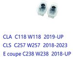 ECLAIRAGE WELCOME LIGHT siglé GAMME MERCEDES CLA W118/X118 (2019/2025) MERCEDES CLASSE E COUPE W238 (2016/2023) MERCE2018+)